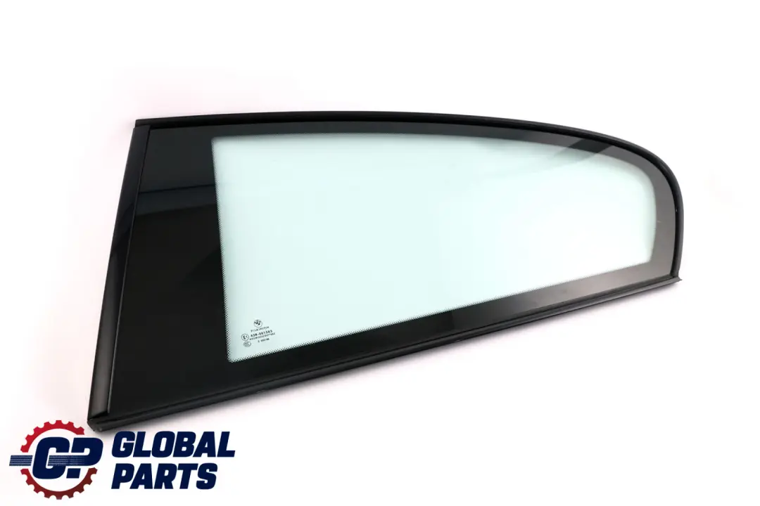 BMW 1 Series E81 Side Window Rear Left N/S High Gloss Glanzschwarz Black 7194191