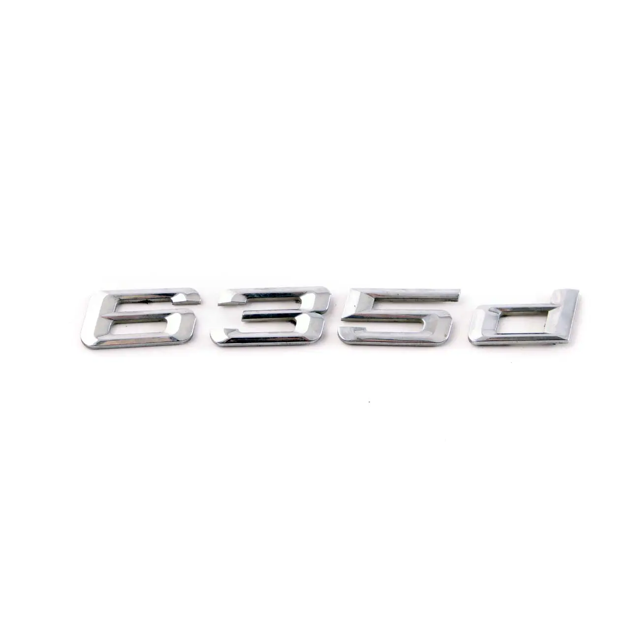 BMW 6 Series E63 E64 LCI 635d Rear Adhered Boot Trunk Lid Emblem Lettering