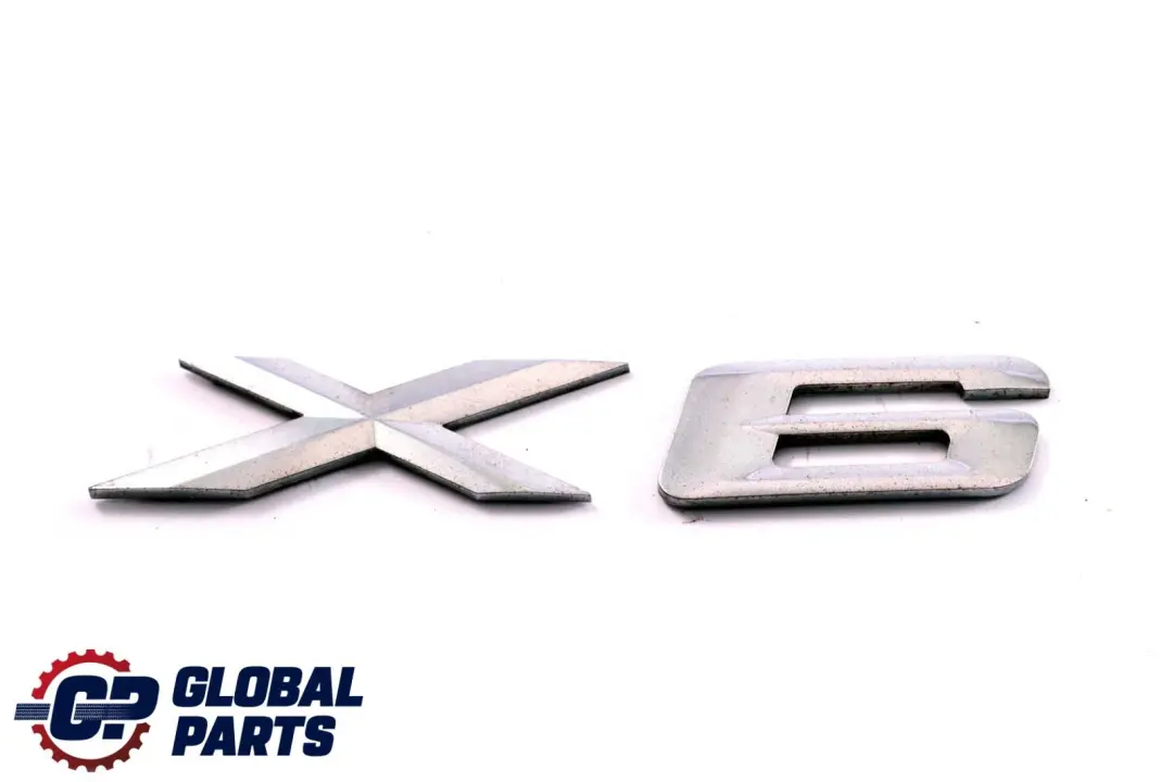 BMW X6 E71 Napis X6 Emblemat Logo Chrom X6 7196556