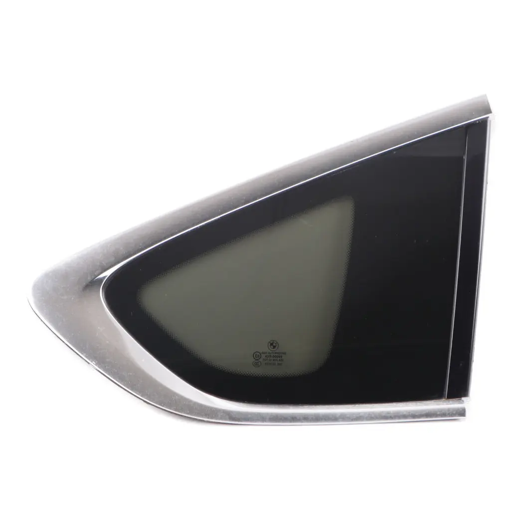 BMW F07 GT Ventana Puerta Trasera Cristal Fijo Derecha Acristalamiento AS2 Verde