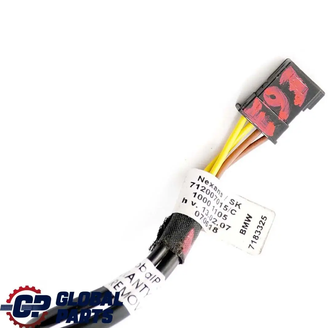 BMW E93 Cabrio Techo rígido plegable Placa base Mazo de cables 7183325