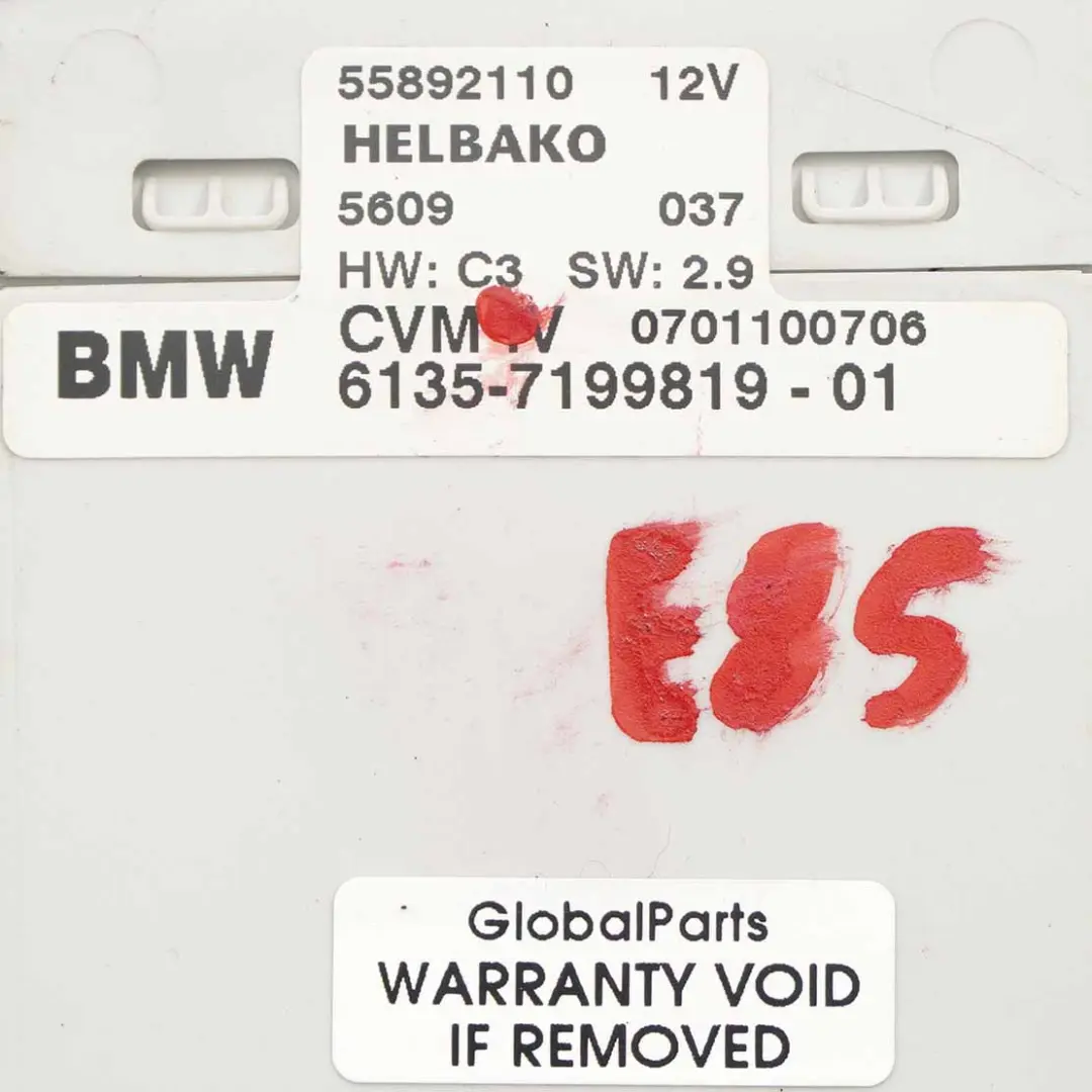 BMW Z4 E85 Moduł Dachu Składania 7199819