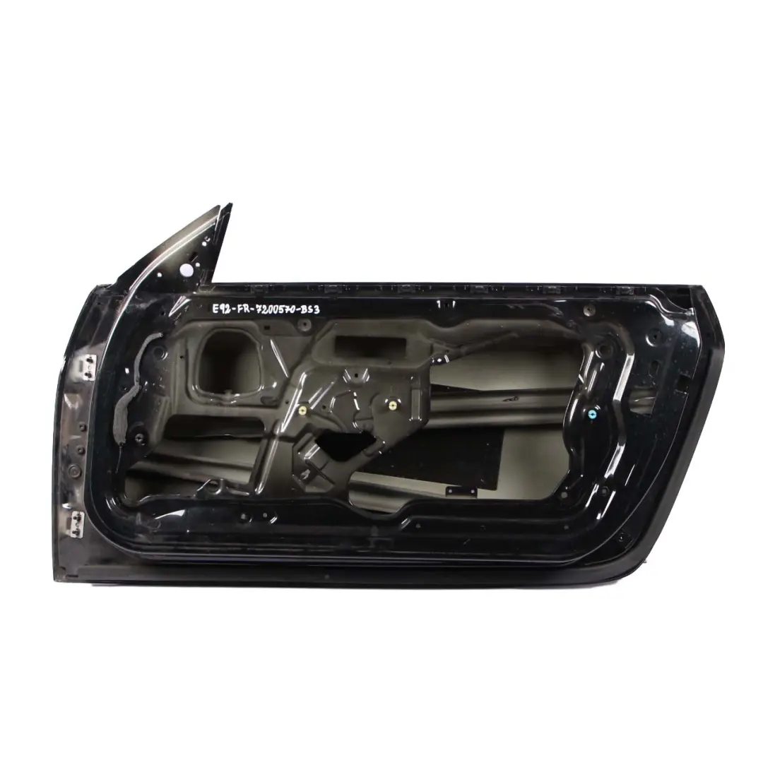 BMW 3 E92 E93 Door Front Right O/S Black Sapphire Metallic - 475