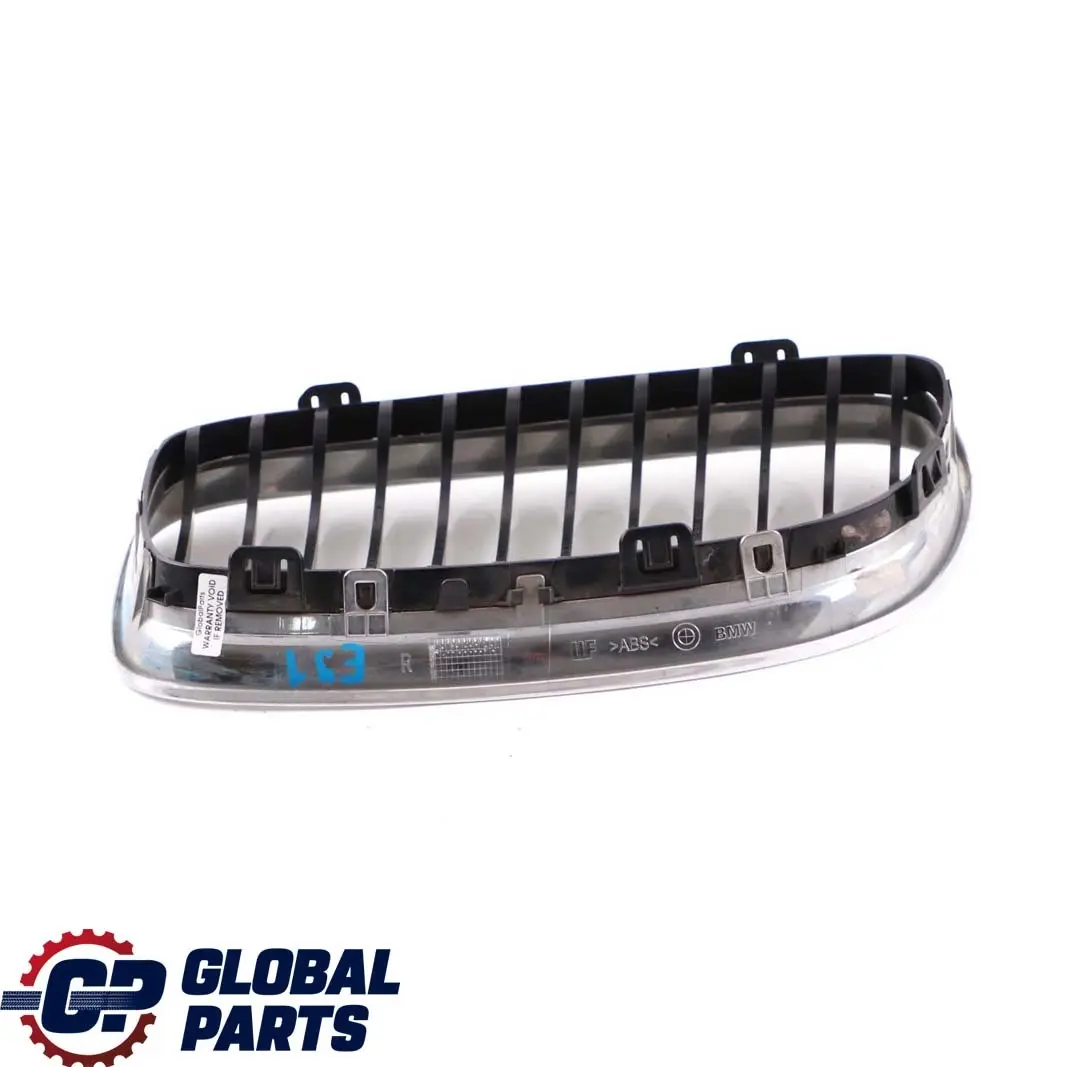 BMW 3 Series E90 E91 LCI 1 Front Bumper Centre Grille Chrome Right O/S 7201970