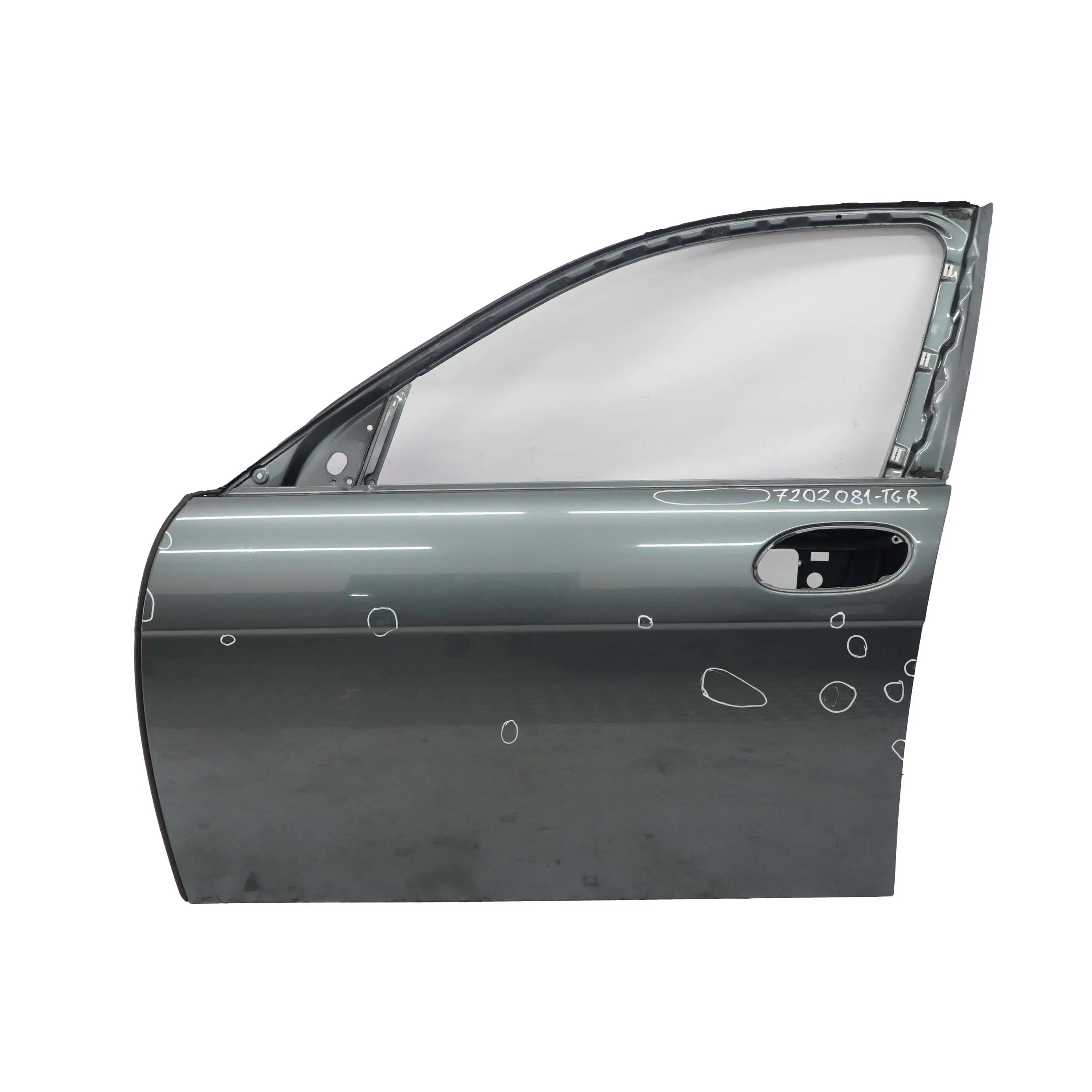 BMW 7 E65 E66 Door Front Left N/S Titangrau Titan Grey Metallic - A36