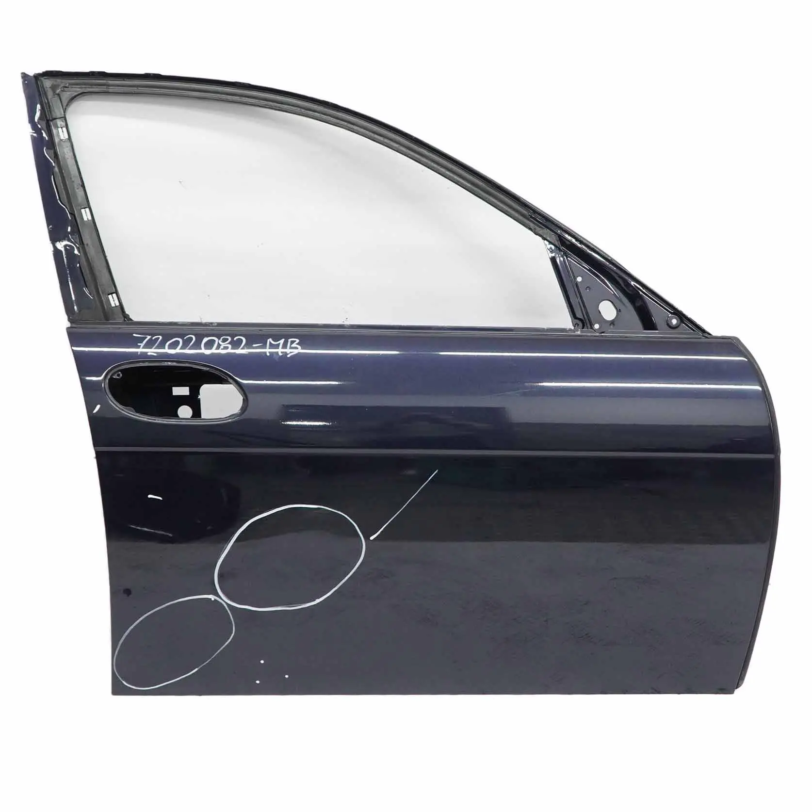 BMW E65 E66 Door Front Right O/S Monacoblau Monaco Blue Metallic - A35