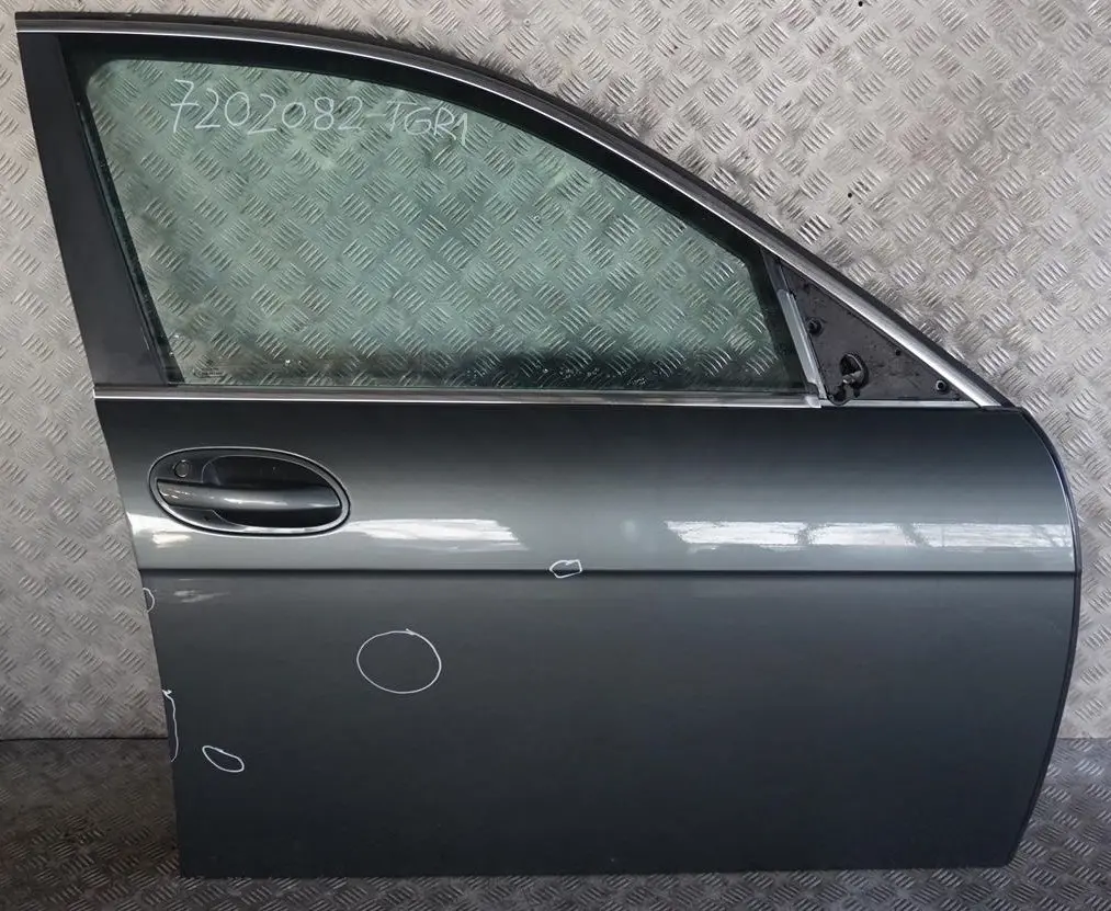 BMW E65 Drzwi prawe przednie przód Titangrau