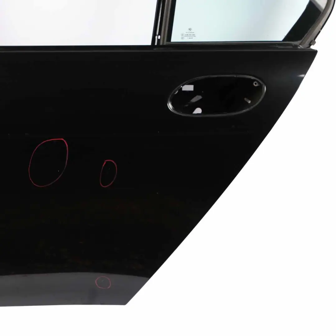 BMW E65 Door Rear Left N/S Covering Panel Black Sapphire Metallic - 475