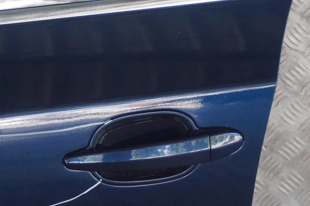 BMW 5 E60 E61 Door Front Left N/S Tiefseeblau Deep Sea Blue Metallic - A76