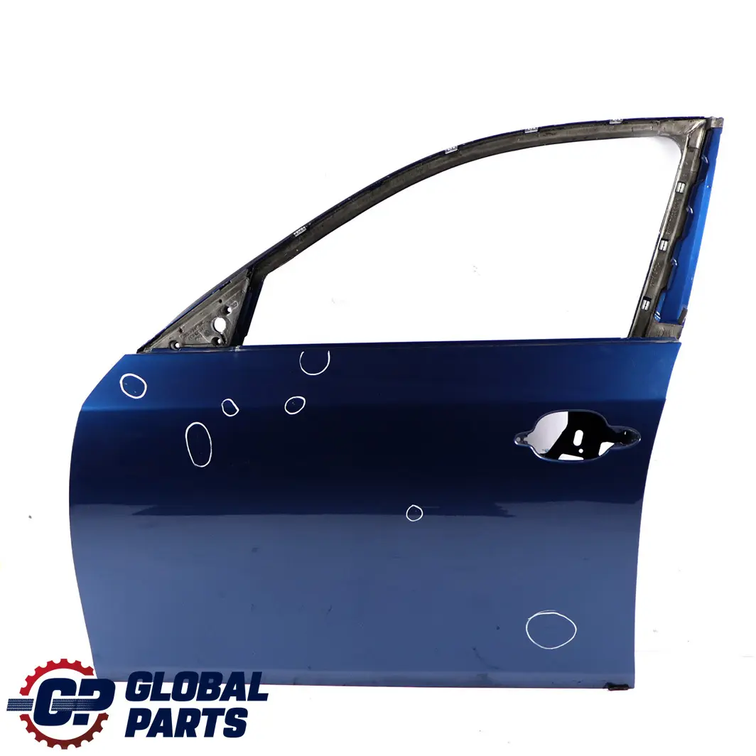 BMW 5 Series E60 E61 Door Front Left N/S Le Mans Blau Blue Metallic - 381