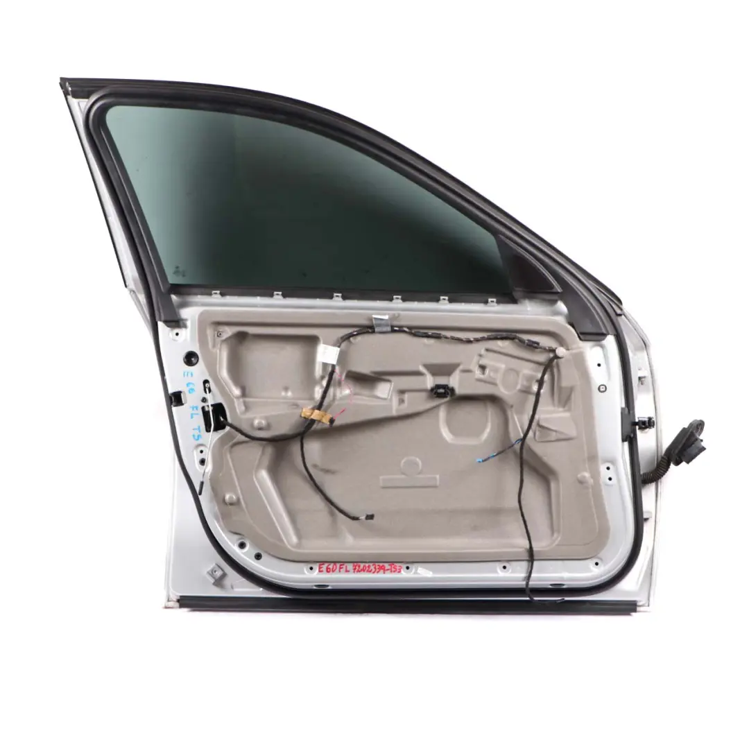 BMW 5 Series E60 E61 Door Front Left N/S Titansilber Silver Metallic - 354