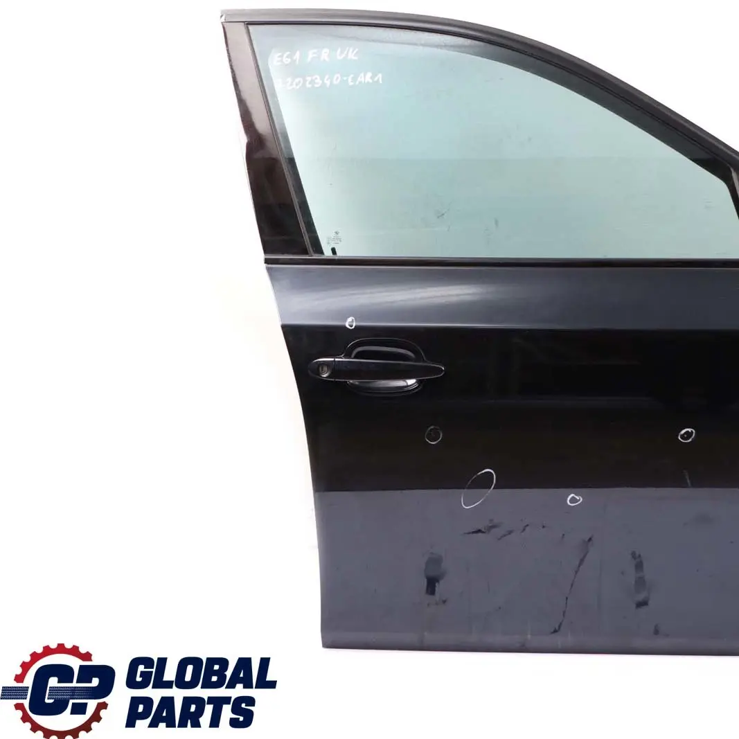 BMW 5 Series 5 E60 E61 Door Front Right O/S Carbonschwarz Carbon Black - 416