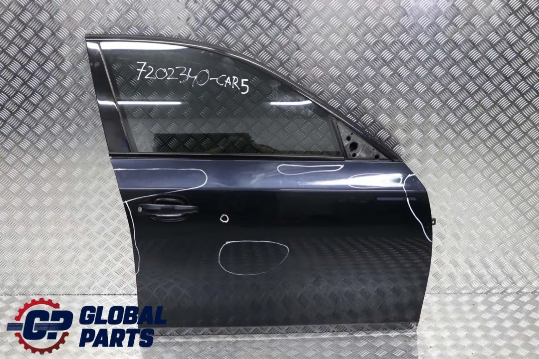 BMW 5 Series E60 E61 5 Door Front Right O/S Carbonschwarz Carbon Black - 416