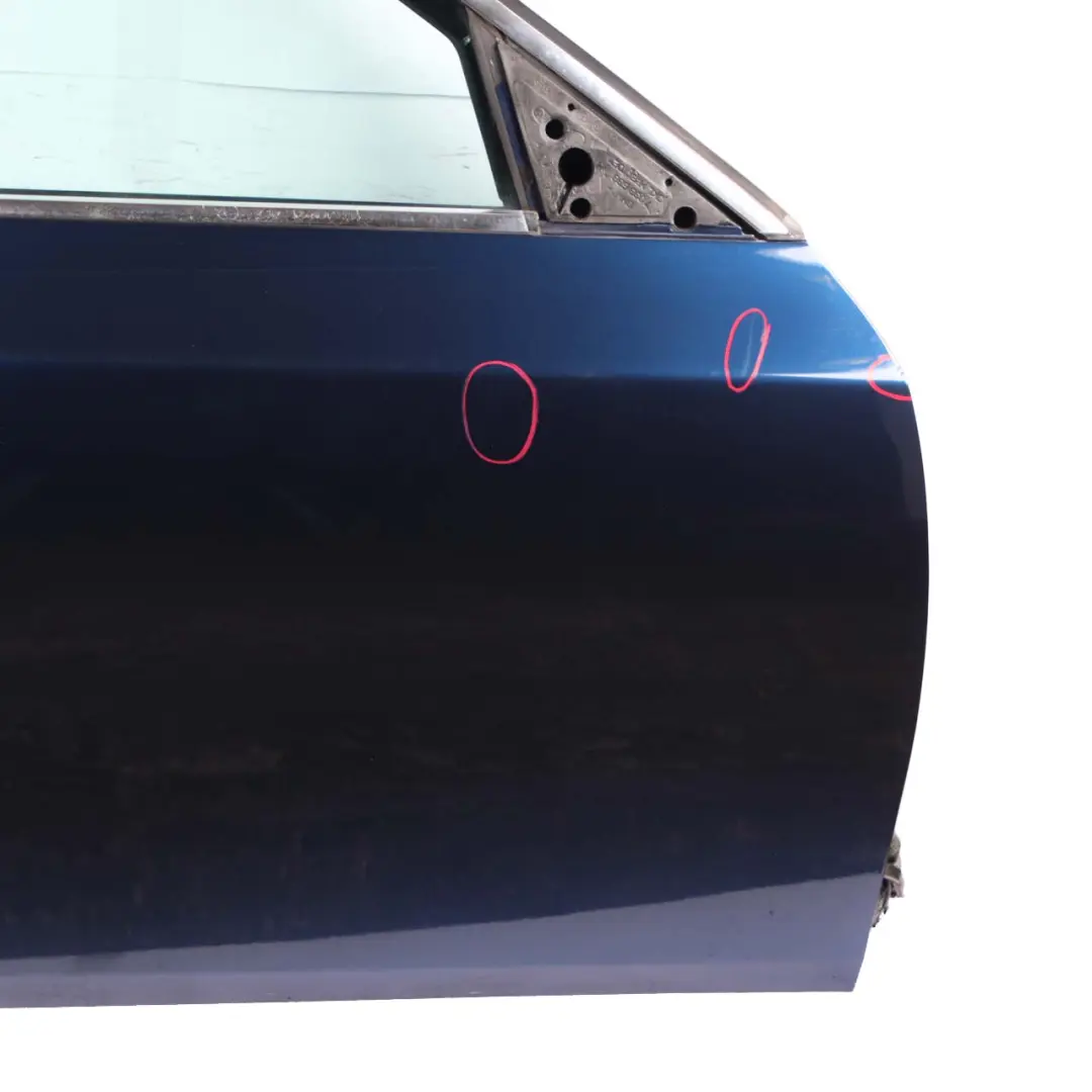 BMW 5 Series E60 E61 Door Front Right O/S Tiefseeblau Deep Sea Blue - A76