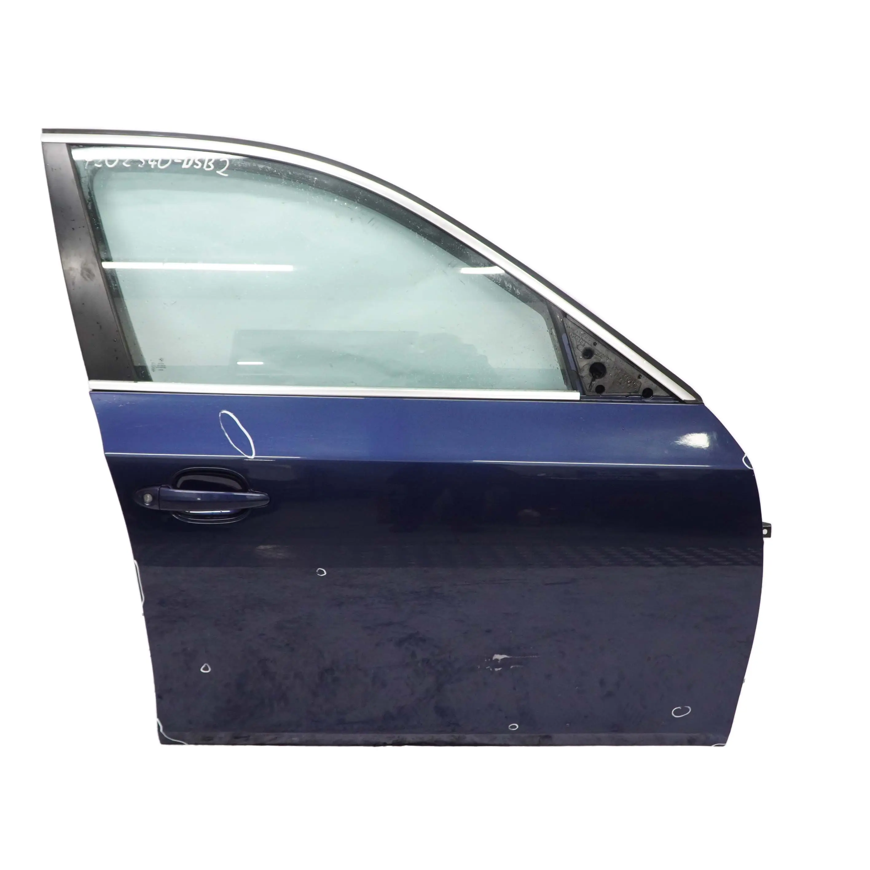 BMW 5 E60 E61 Door Front Right O/S Tiefseeblau Deep Sea Blue Metallic - A76