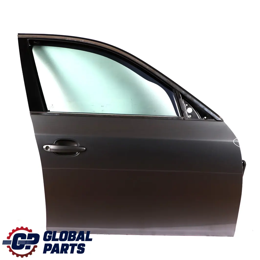 BMW 5 E60 E61 Door Front Right O/S Spacegrau Space Grey Metallic - A52