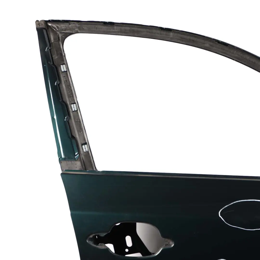 BMW 5 E60 E61 Door Front Right O/S Tiefgruen Deep Green Metallic - A43