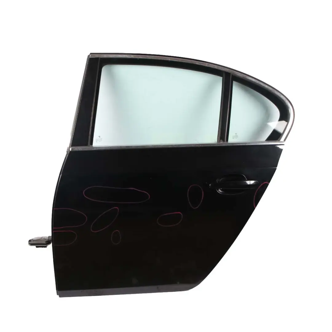 BMW E60 Door Rear Left N/S Black Sapphire Metallic - 475