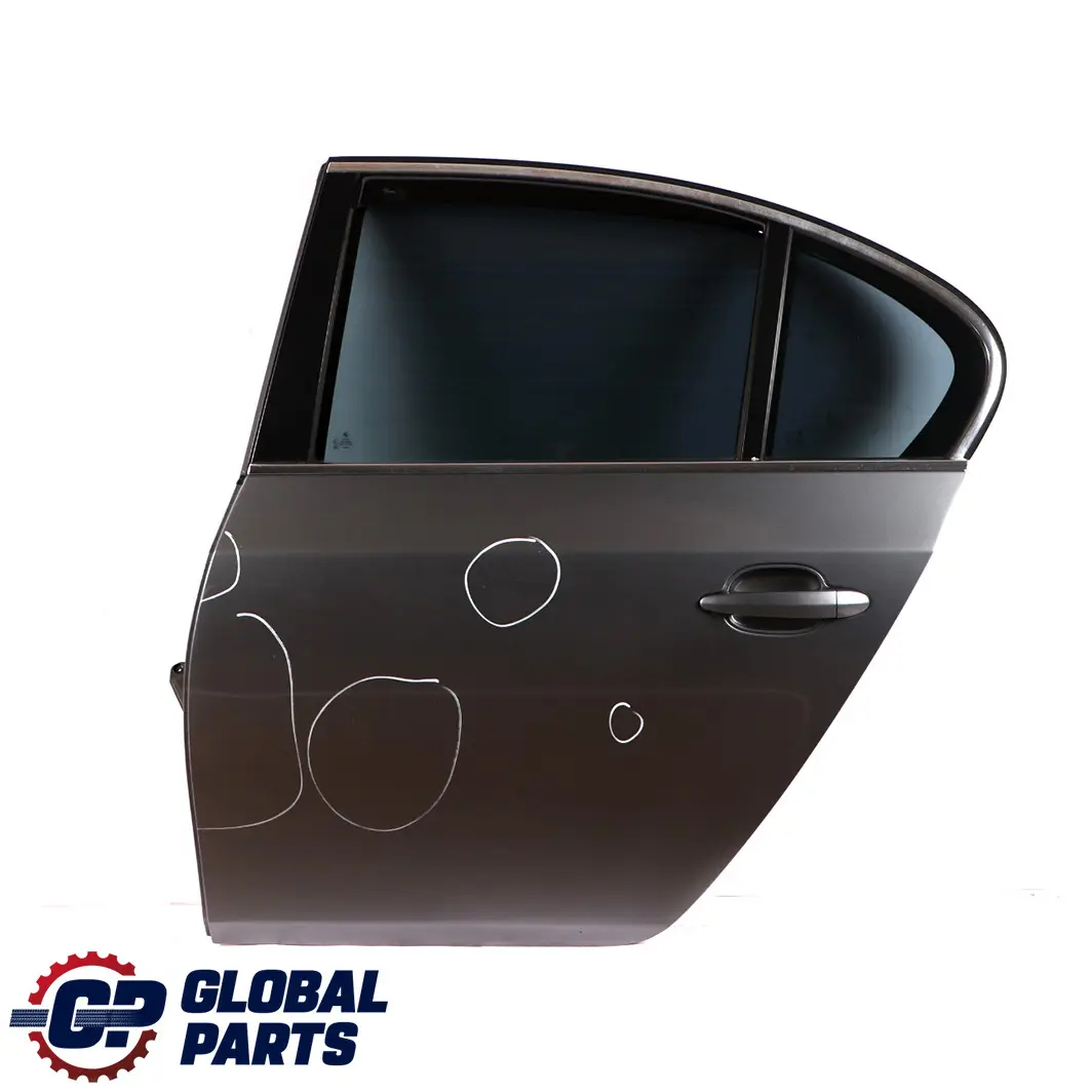 BMW 5 Series E60 1 Rear Left Door N/S Spacegrau Space Grey Metallic - A52