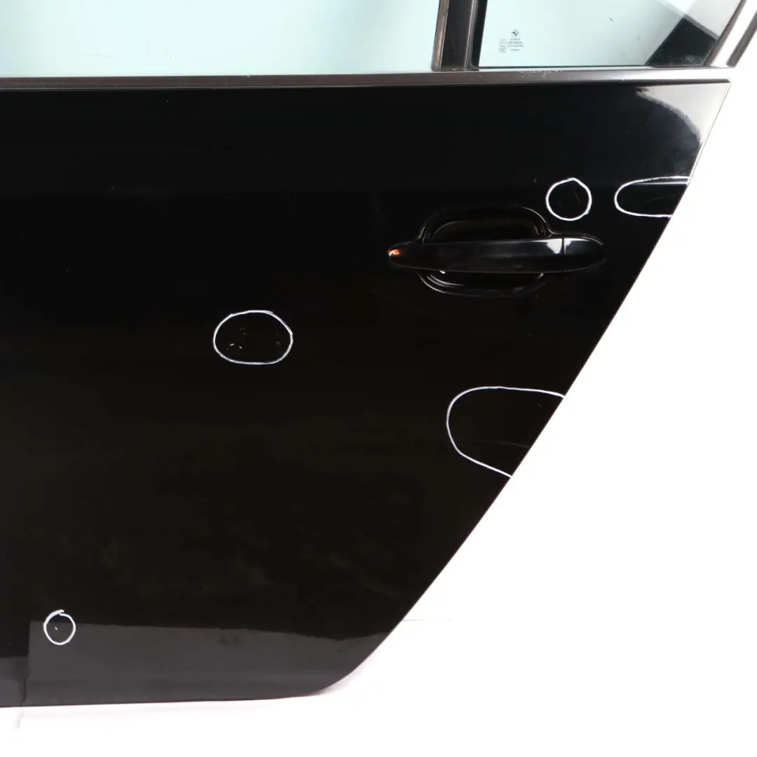 BMW E60 Door Rear Left Panel N/S Schwarz 2 Black - 668