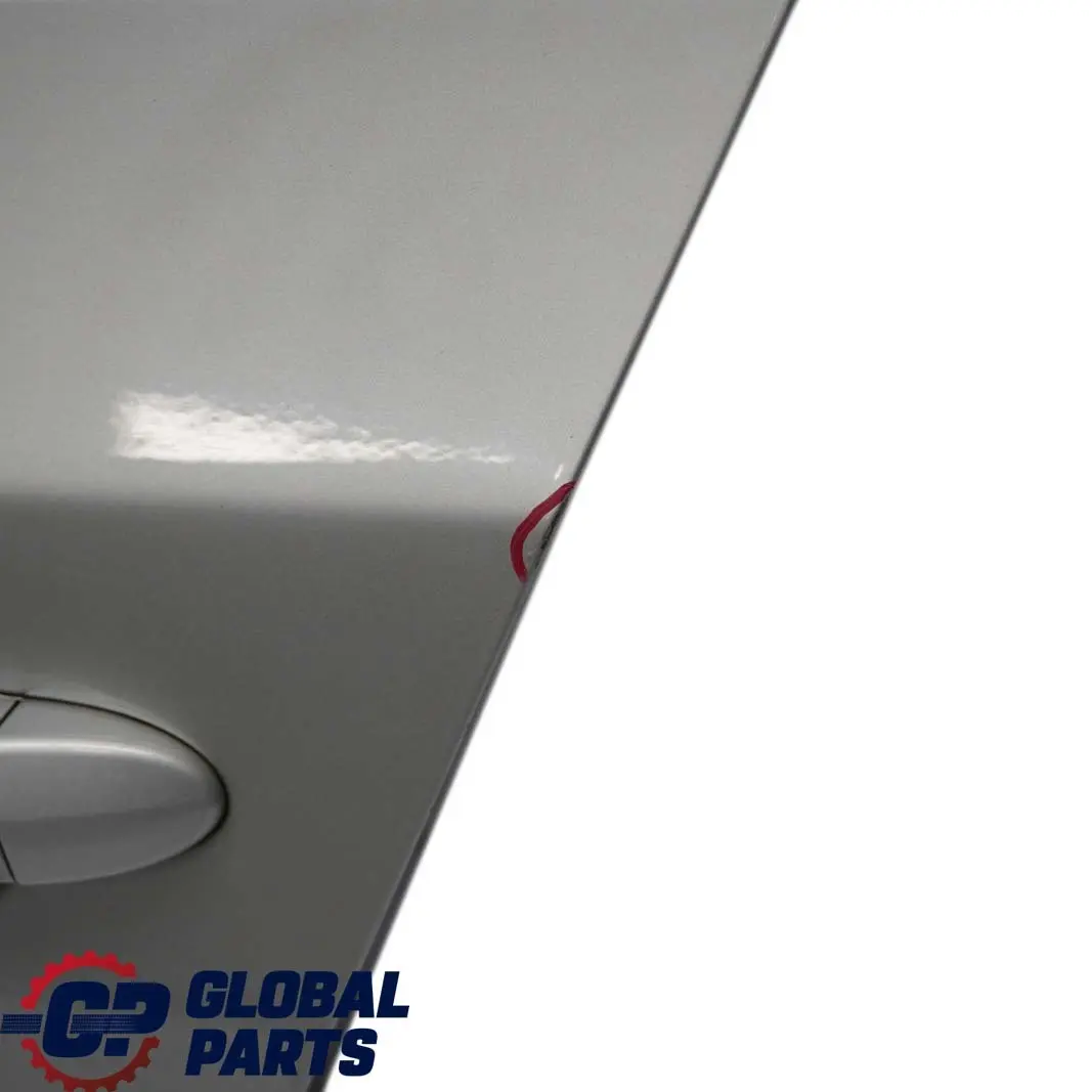 BMW 5 Series E60 5 Rear Left Door N/S Titansilber Titan Silver Metallic - 354