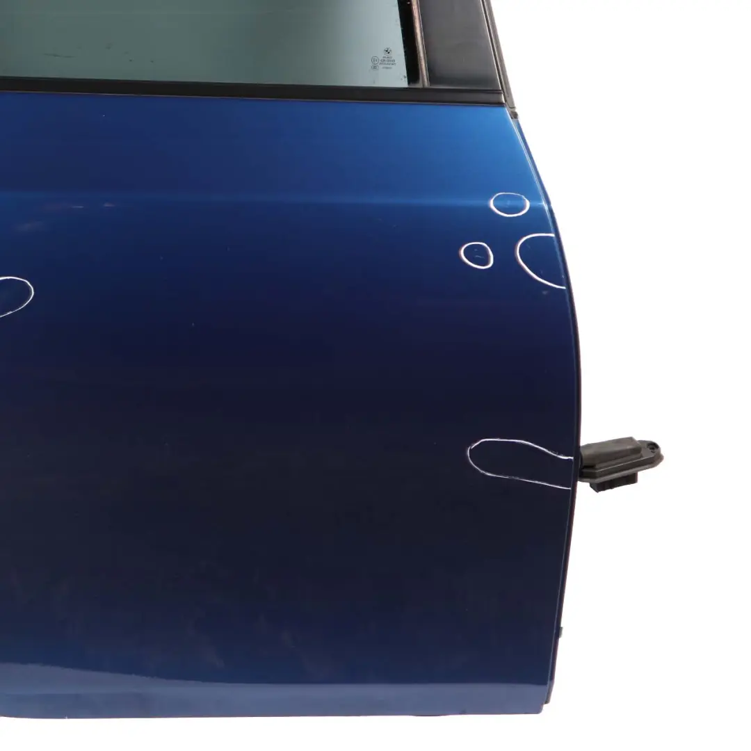 BMW E60 Door Rear Right O/S Covering Panel Le Mans Blau Blue Metallic - 381