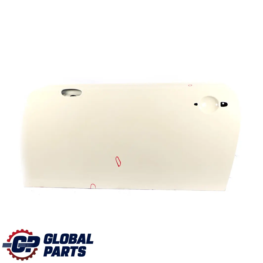 BMW Mini Cooper One R50 R52 R53 1 Front Left Door N/S Pepper White - 850