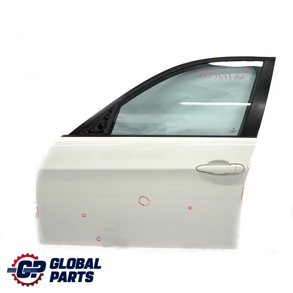 £*BMW 3 Series E90 E91 Door Front Left N/S Alpinweiss Alpine White 3 - 300