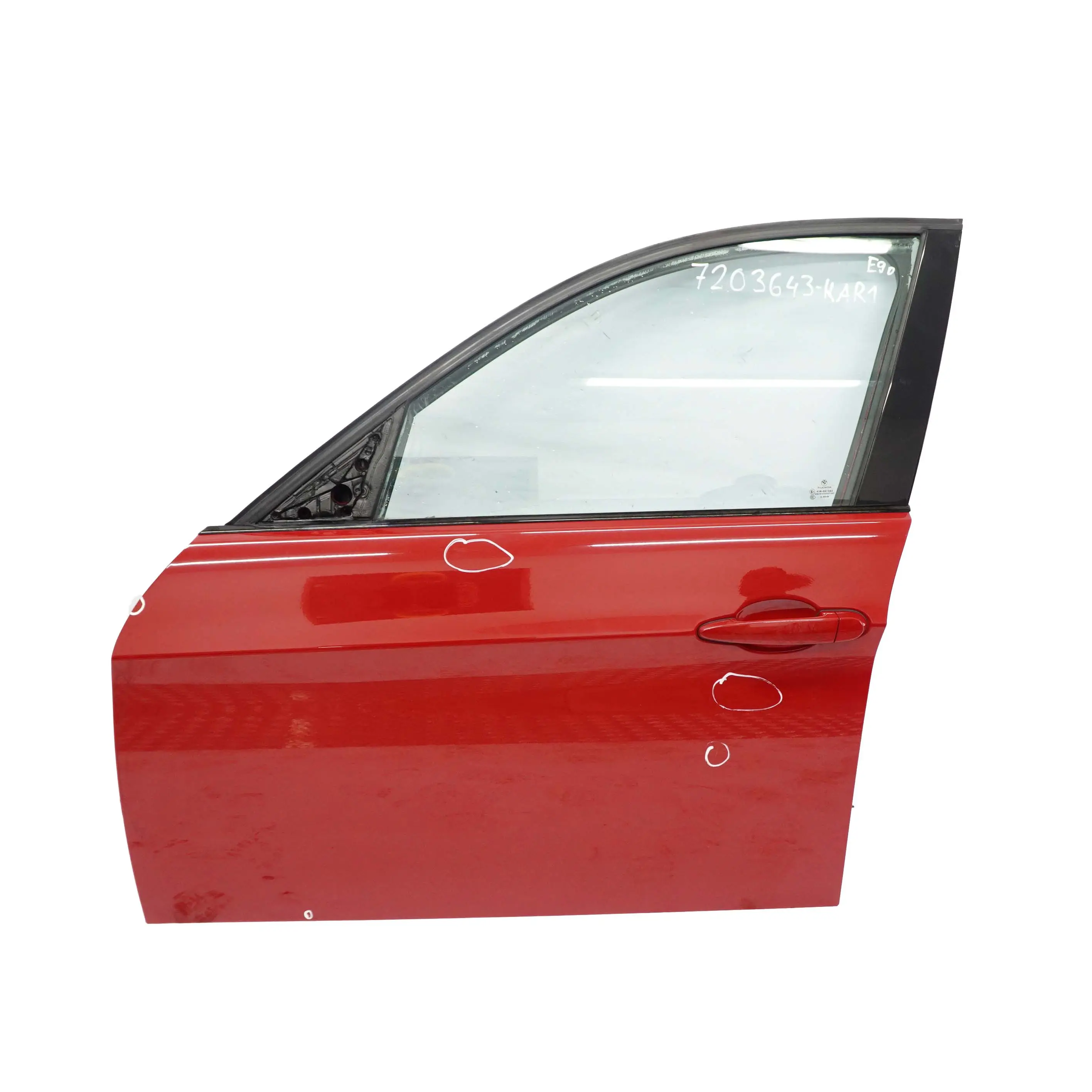 BMW 3 E90 E91 1 Door Front Left N/S Karmesinrot Crimson Red - A61