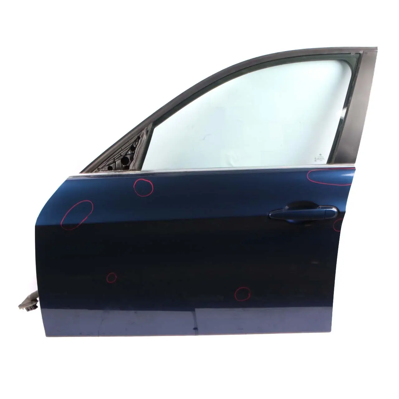 BMW 3 Series E90 E91 Door Front Left N/S Mysticblau Mystic Blue - A07