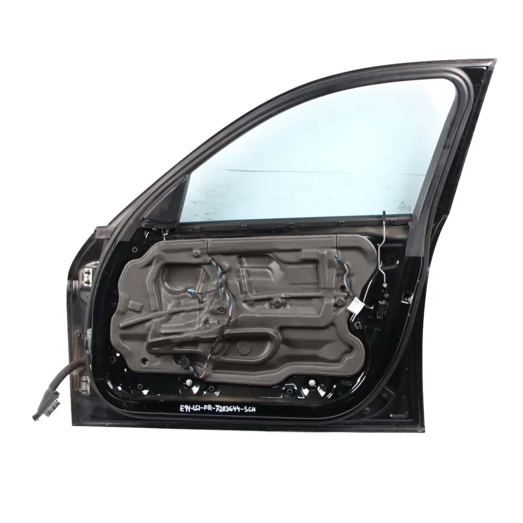 BMW 3 E90 E91 Door Front Right O/S Black Schwarz 2 - 668