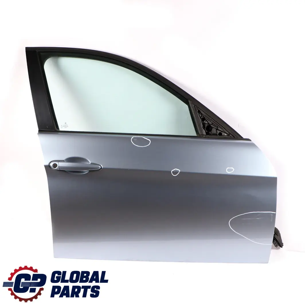 BMW 3 E90 E91 Door Front Right O/S Bluewater Blue Water Metallic - 896