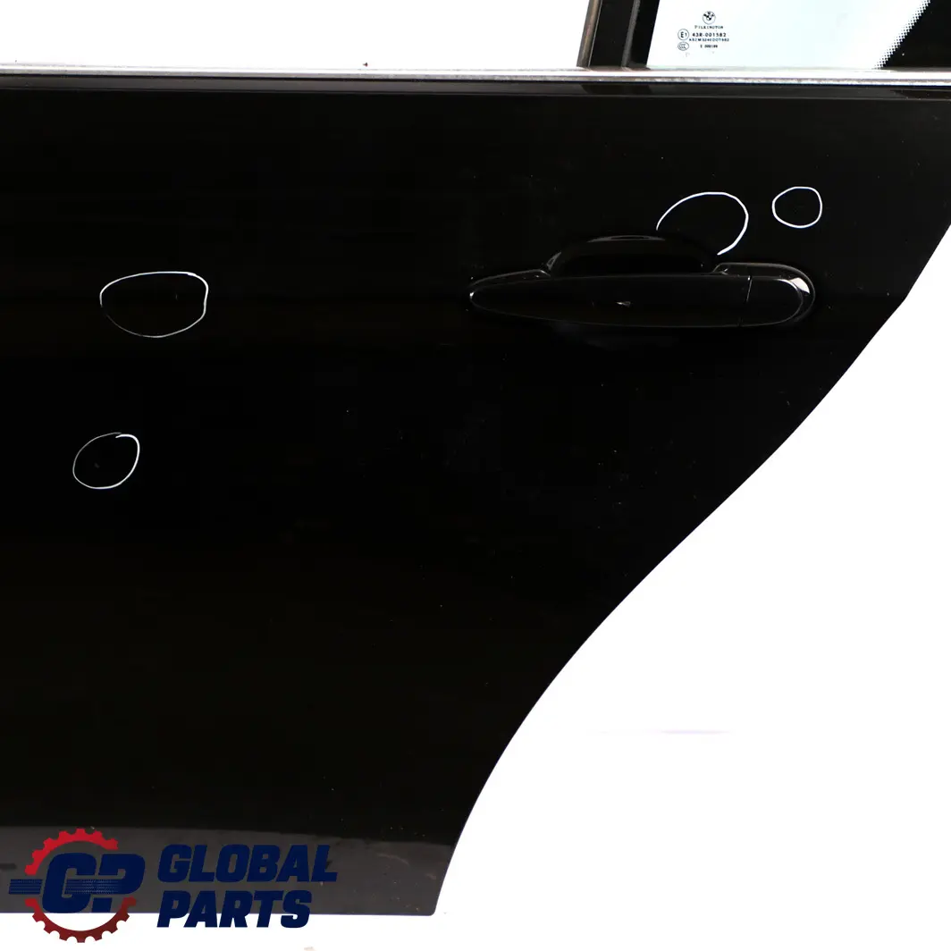 BMW 3 Series E90 E90N LCI Saloon Door Rear Left N/S Schwarz 2 Black - 668