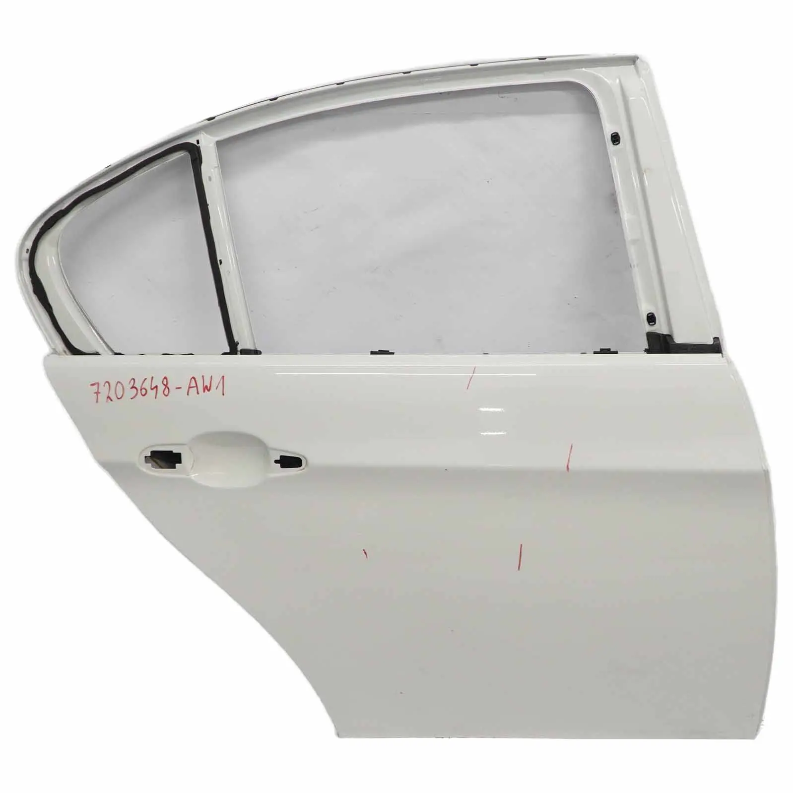 BMW E90 Door Rear Right O/S Alpinweiss Alpine White - 300