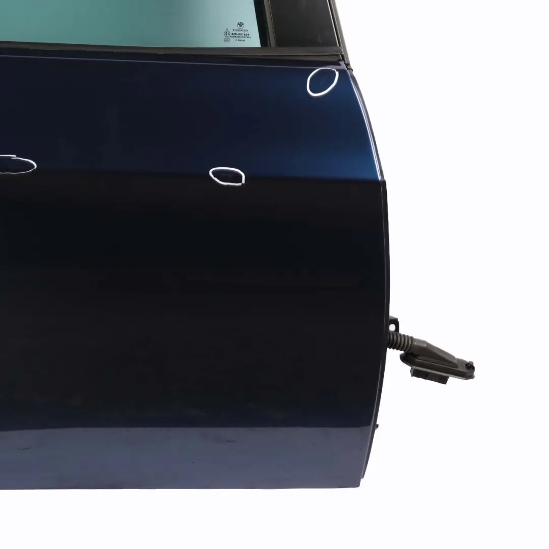 BMW E90 Door Rear Right O/S Saloon Tiefseeblau Deep Sea Blue Metallic - A76