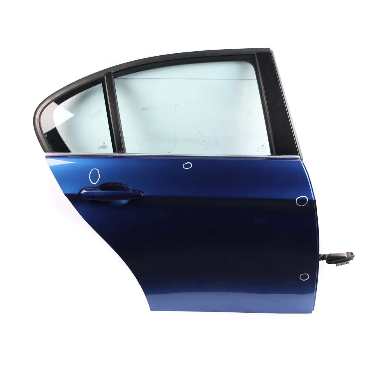 BMW 3 E90 Saloon Door Rear Right O/S Montegoblau Montego Blue Metallic - A51