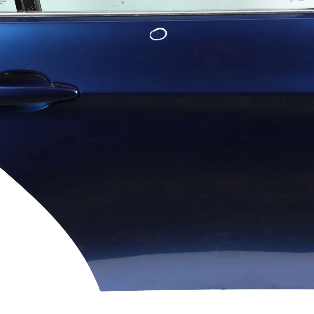 BMW 3 E90 Saloon Door Rear Right O/S Montegoblau Montego Blue Metallic - A51