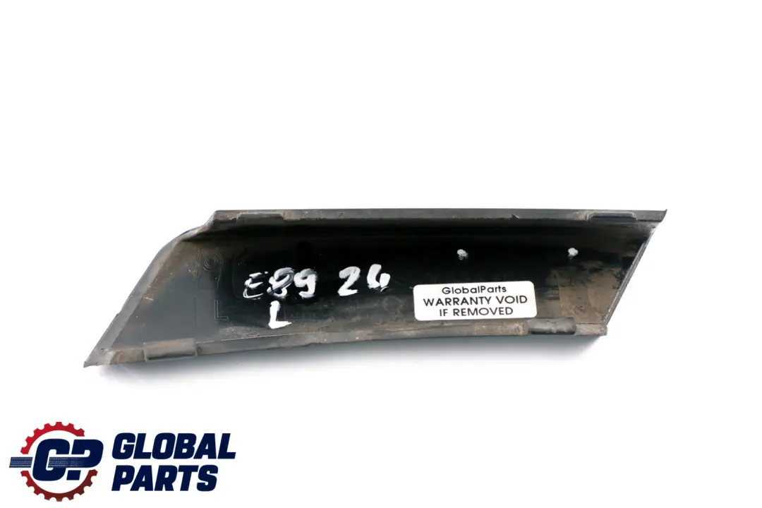 BMW Z4 Series E89 Roadster Front Bumper Cover Trim Left N/S Black 7203791