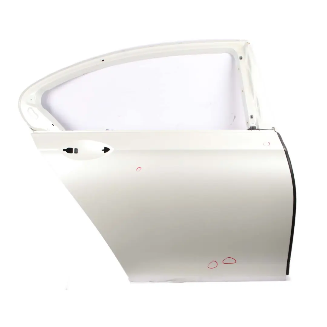 BMW F01 Door Rear Right O/S Mineralweiss Mineral White Metallic - A96