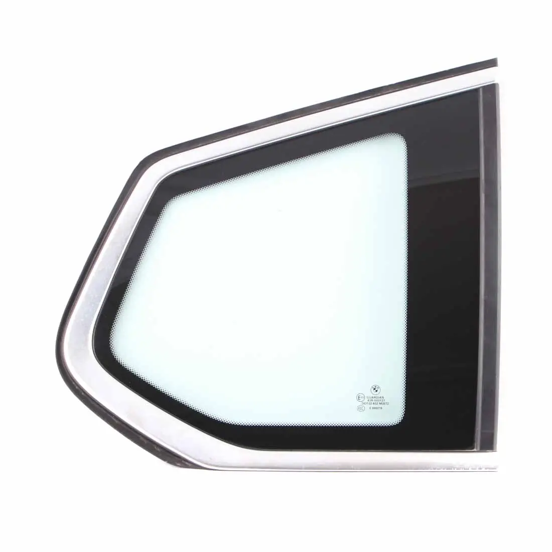 Window Glass BMW X3 F25 Side Fixed Glass Rear Right O/S AS2 Chrome Strip