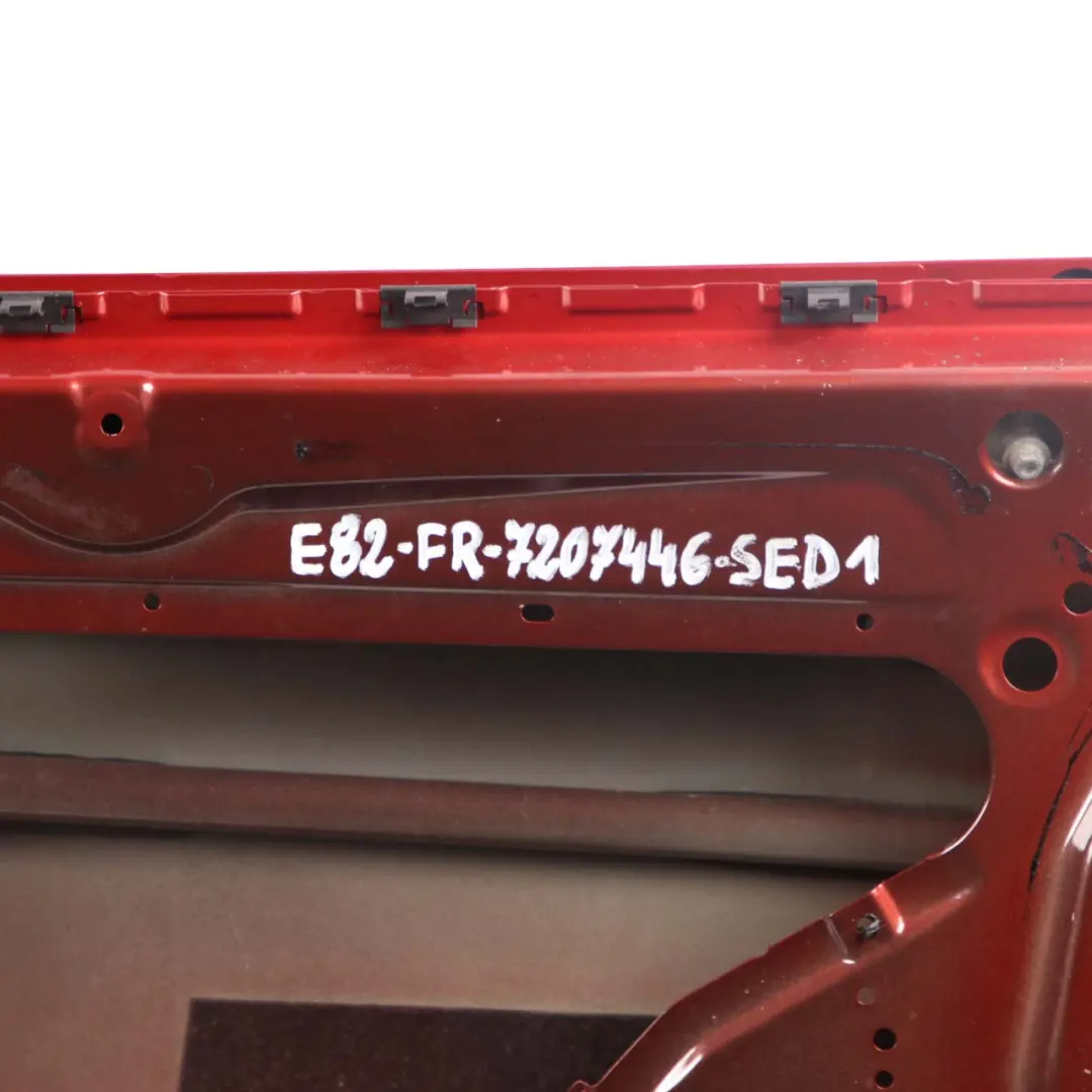 BMW E81 Door Front Right O/S E82 E88 Sedonarot Sedona Red Metallic - A79