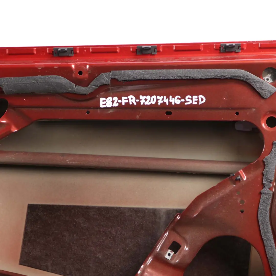 @BMW 1 E81 E82 E88 Door Front Right O/S Sedonarot Sedona Red Metallic - A79