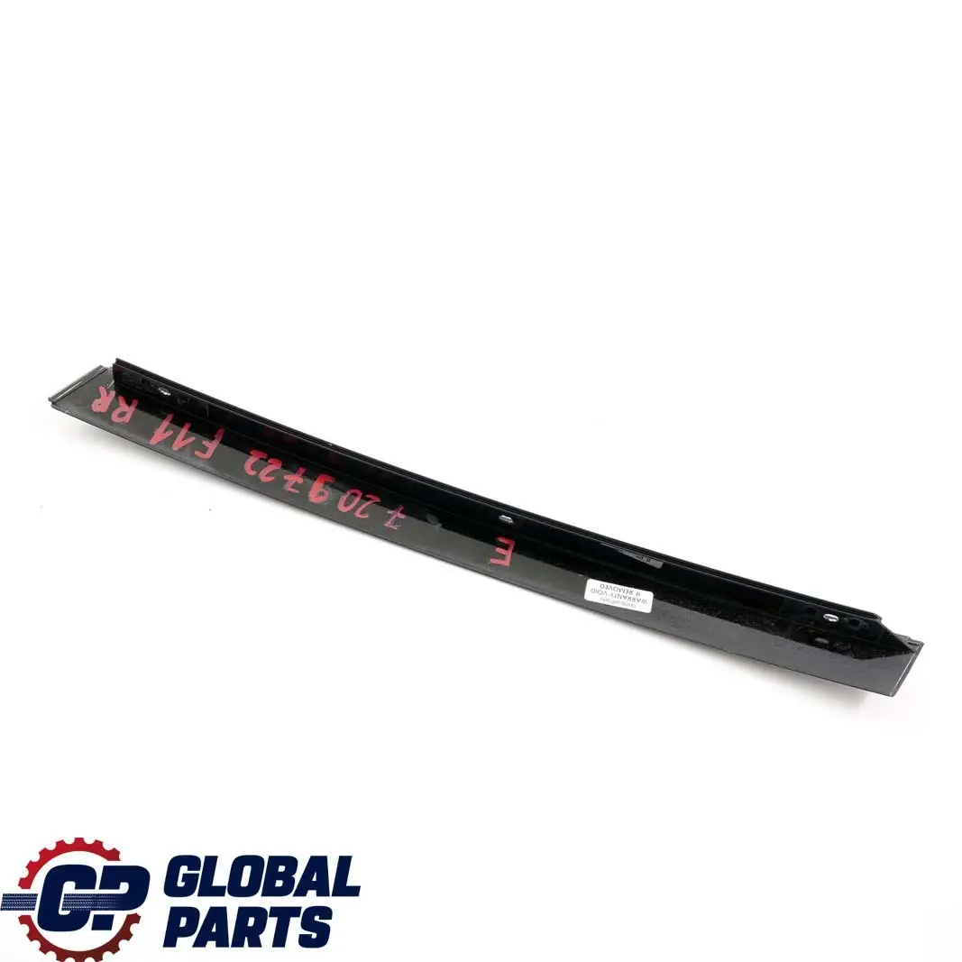 BMW 5 F11 Rear Right Door Window Frame C Pillar Cover Trim High Gloss 7209722