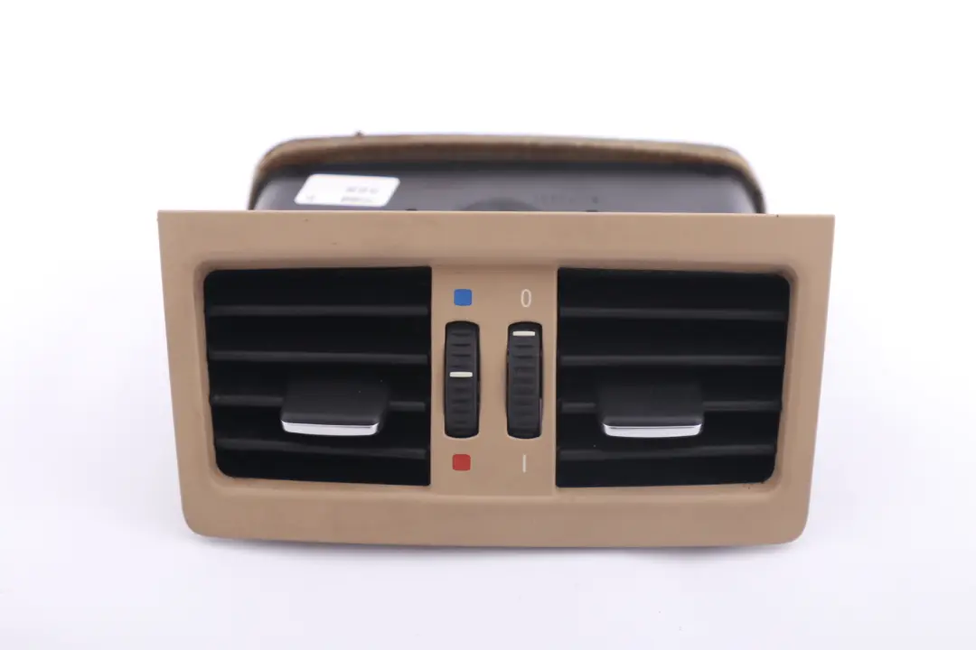 BMW E90 E91 Rejilla De ventilacion trasera De La consola central Beige 6932023