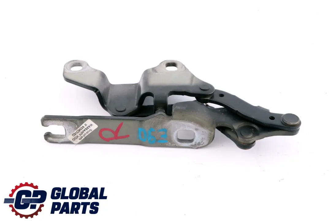 BMW E90 E91 E92 E93 Bisagra delantera derecha del capo del motor Negro 7115264