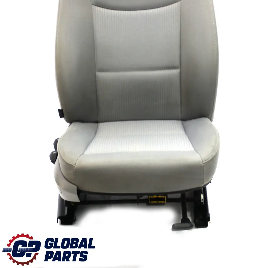 BMW E90 E91 LCI Tela Interior Delantero Derecho Asiento Lateral Gris Lumbar