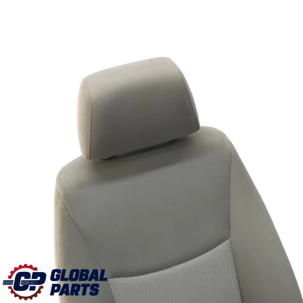 BMW E90 E91 LCI Tela Interior Delantero Derecho Asiento Lateral Gris Lumbar