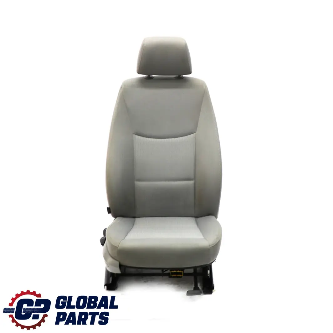 BMW E90 E91 LCI Tela Interior Delantero Derecho Asiento Lateral Gris Lumbar