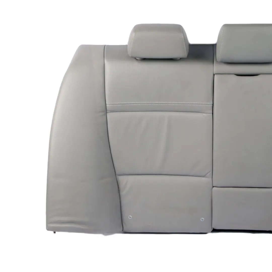 BMW 3 E90 LCI Saloon Rear Seat Backrest Back Cover Leather Dakota Grey