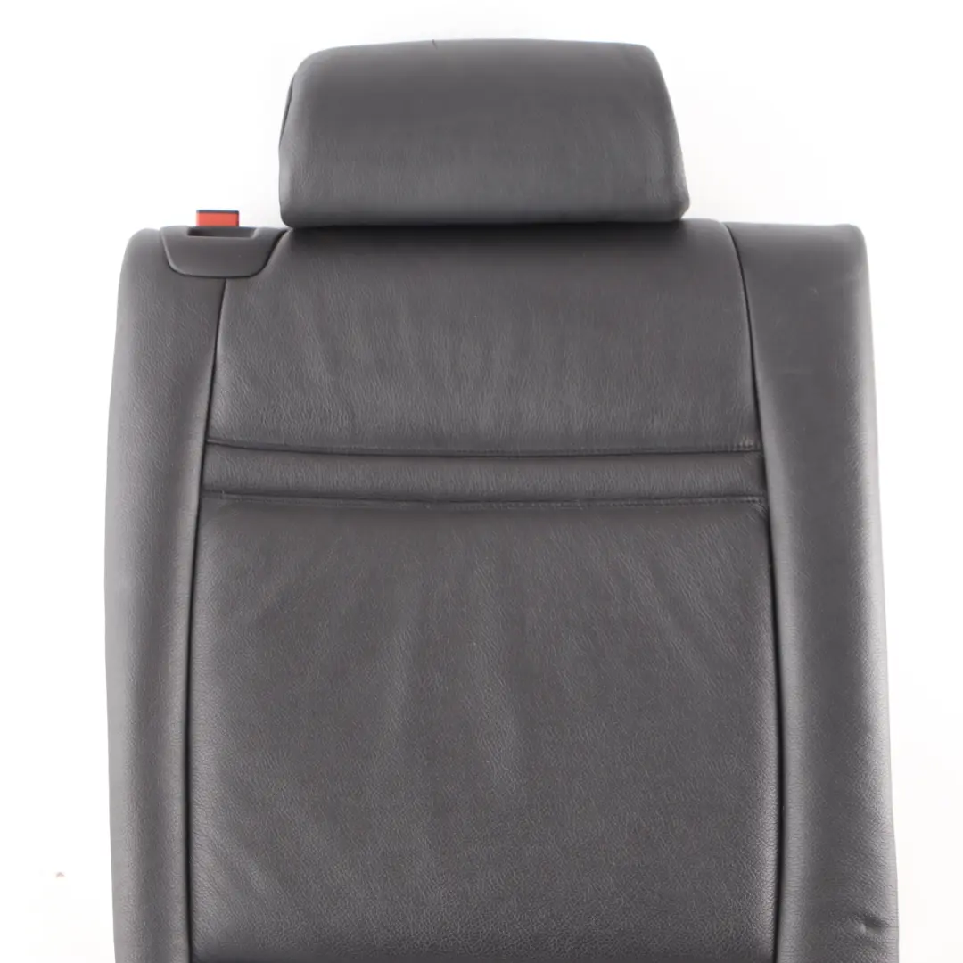 BMW X5 E70 Seat Backrest Rear Right O/S Back Cover Black Leather Nevada